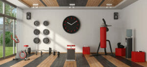 organized home gym