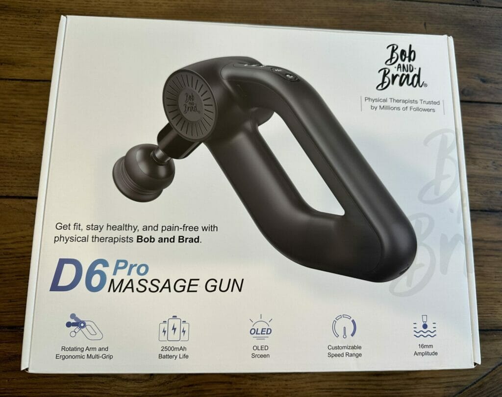 bob and brand d6 pro massage gun review