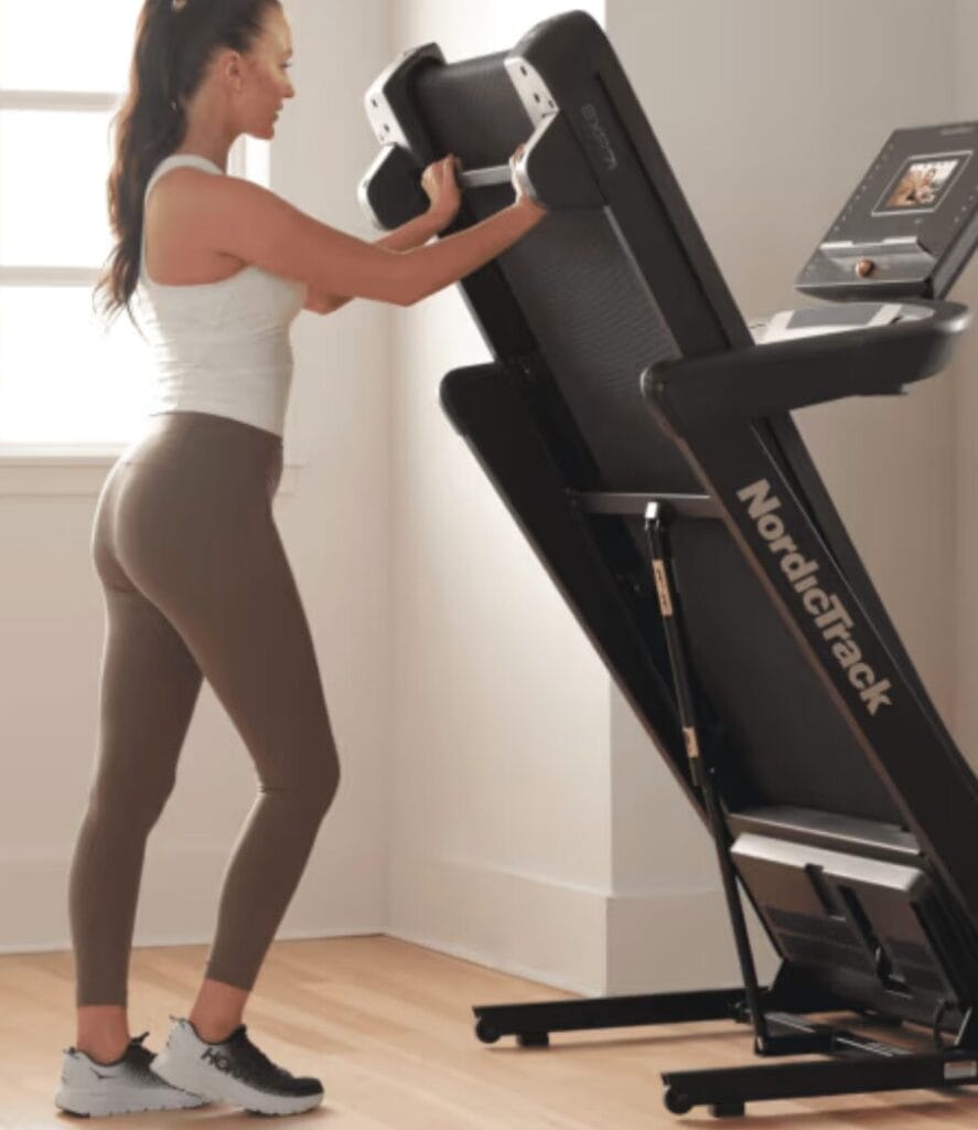 nordictrack exp7i treadmill folded